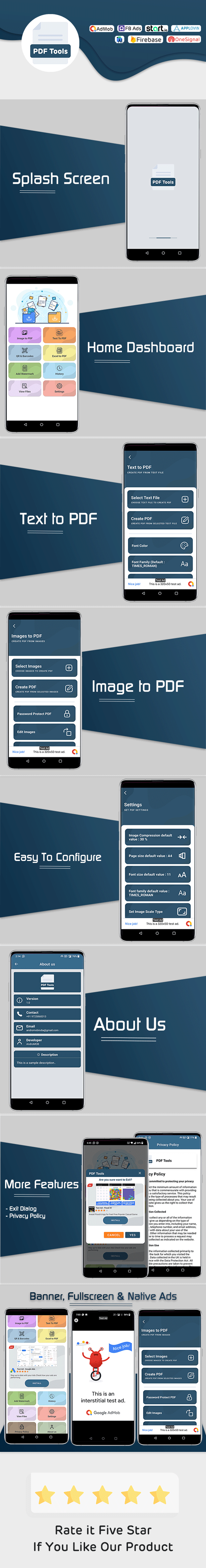 PDF Tools - Android PDF Maker App (Convert Images, Text, Excel, QR to PDF) - 1